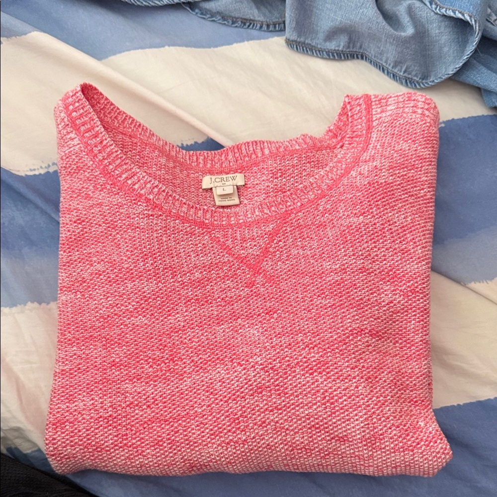J. Crew Vibrant Pink Sweater